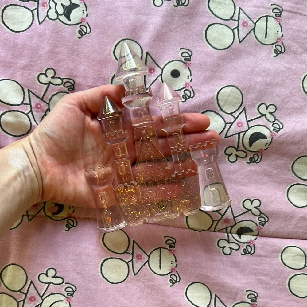Pink Castle Figurine aquarium decor